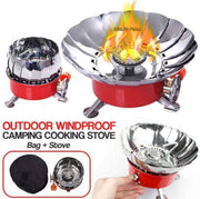 Kovar K-203 Portable Windproof Camping Stove – Outdoor Cooking with Carry Bag