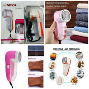 New NOVA NLR-208 Electric Lint Remover – Fabric Shaver for Clothes, Sweaters & Blankets