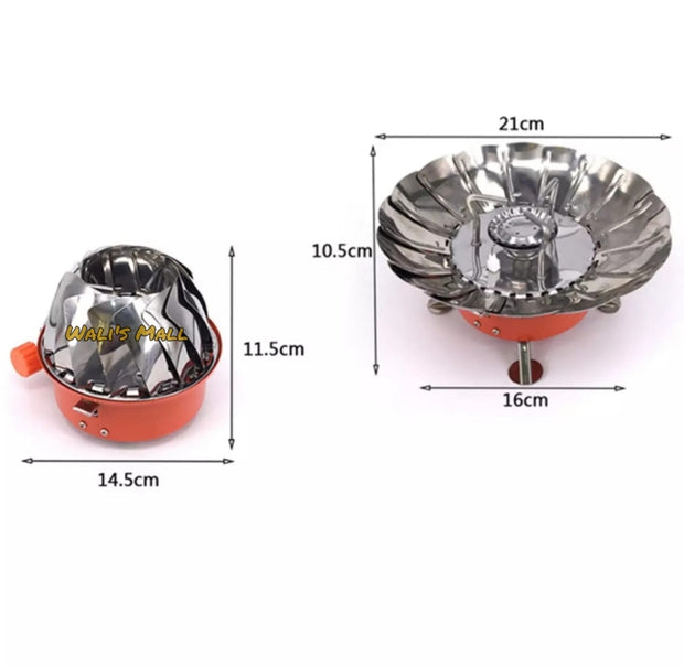 Kovar K-203 Portable Windproof Camping Stove – Outdoor Cooking with Carry Bag