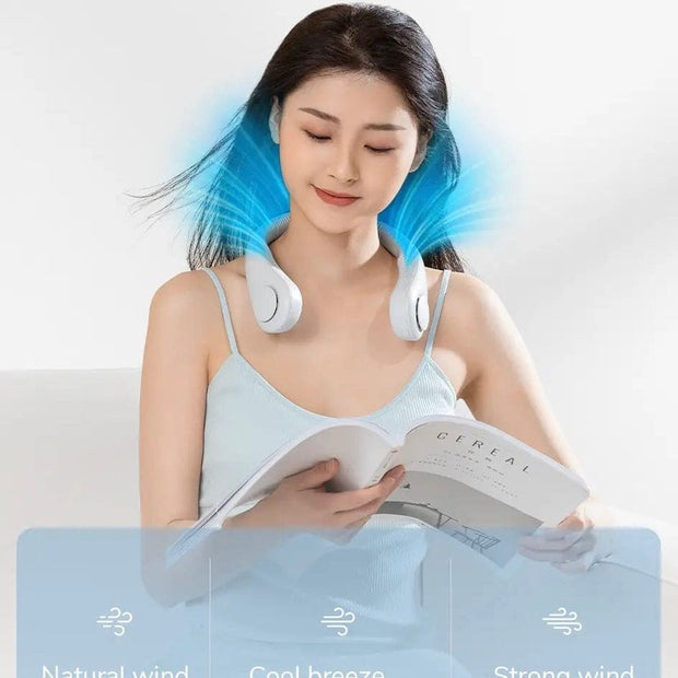 Wearable Neck Fan – Hands‑Free Cooling