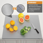 Premium 304 Stainless Steel Cutting Board – Non-Stick, Heavy-Duty, Easy to Clean – Ideal for Baking, Kneading, and Vegetable Prep