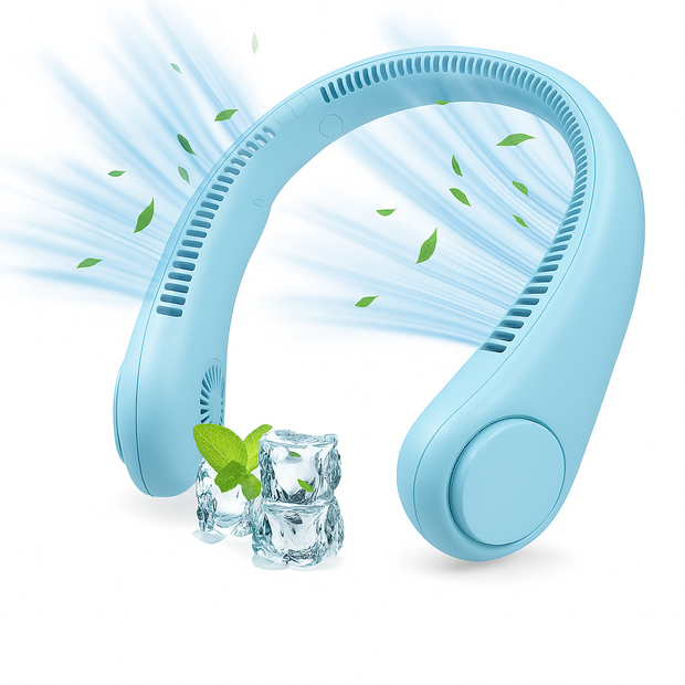 Wearable Neck Fan – Hands‑Free Cooling