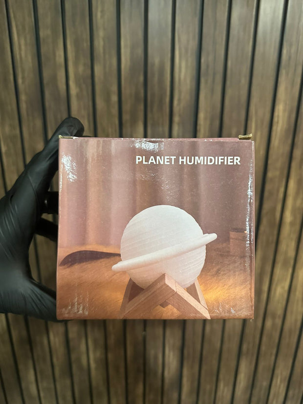 3-in-1 Planet Humidifier – Saturn LED Night Light, USB Cool Mist Diffuser & Room Decor